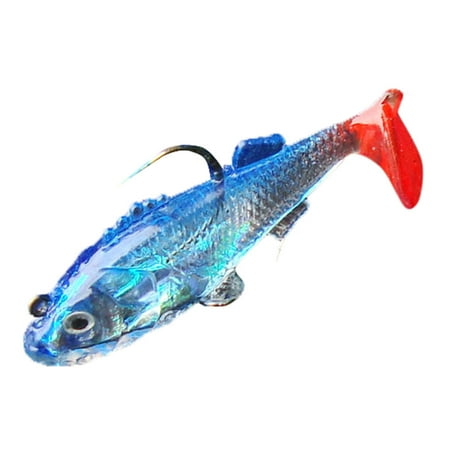 Shad Fishing Bait - Fishing Equipment Silicone Soft Lures Worm Fishing Baits Bass Trout Shad Bait Crank Swim Bait Mosunx®