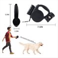 thumbnail image 2 of Correa Retráctil para Perros de 360° con Linterna, Dispensador y Bolsa para Excrementos. Cinta de Nailon Resistente., 2 of 6
