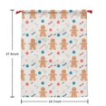 thumbnail image 2 of Christmas Sack – 28" X 20" Canvas Gift Bag with Drawstring, Full Print Polyester Santa Sack, Durable Reusable Xmas Gift Bag for Holiday, Party & Storage, 2 of 5