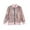 Pink-03, variant on Kids Bomber Jacket Fashion Sequin Baseball Coat Glitter Zipper Outerwear Costume Dance Clothing
