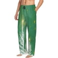 thumbnail image 2 of Balery Men'S Christmas Green Pants,Sleepwear Pants,Pajama Pants,Pj Bottoms Drawstring And Pockets-Medium, 2 of 9