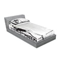 thumbnail image 2 of Ambesonne Black White Fitted Sheet & Pillow Sham Set, Baseball Sketch Art, Twin, Black White, 2 of 2
