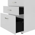 thumbnail image 5 of Bush Business Furniture Universal 136W 8 Piece Modular Storage Set with Floor and Wall Cabinets - White, 5 of 11
