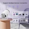 thumbnail image 1 of Portable Ultra HD Smart HY300 Projector Overseas Android 5G Home Multifunction Projector with EU Plug, 1 of 5