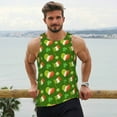 thumbnail image 6 of KLL Happy St. Patrick's Day Print Men's Muscle Gym Workout Stringer Tank Tops Bodybuilding Fitness T-Shirts Tank Tops Men-X-Large, 6 of 7