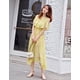 thumbnail image 1 of Vestido de gasa de verano, ajustado, adelgazante, fresco, con hombros descubiertos, cintura alta, vestido largo para lactancia., 1 of 4