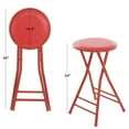 thumbnail image 5 of Trademark Home  Collection 24 x 14 Cushioned Folding Stool, 5 of 5