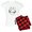 With Red Plaid Pant, variant on CafePress - Adventure Awaits Let'S Go Find It Pajamas - Women's Short Sleeve Print T-Shirt and Pants Light Cotton Pajama Set