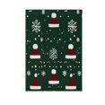 thumbnail image 6 of Yayeee Garden Flag 12"x18" Double Sided Outdoor Yard Lawn Holiday Decorations, Christmas Santa Hats, 6 of 6