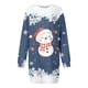 thumbnail image 3 of Vestidos Casuales Para Mujer Verano Vestido Cómodo Con Estampado de Feliz Navidad Para Mujer Sudadera Con Capucha de Manga Larga Vestidos Midi de Manga Larga Con Bolsillos, 3 of 3