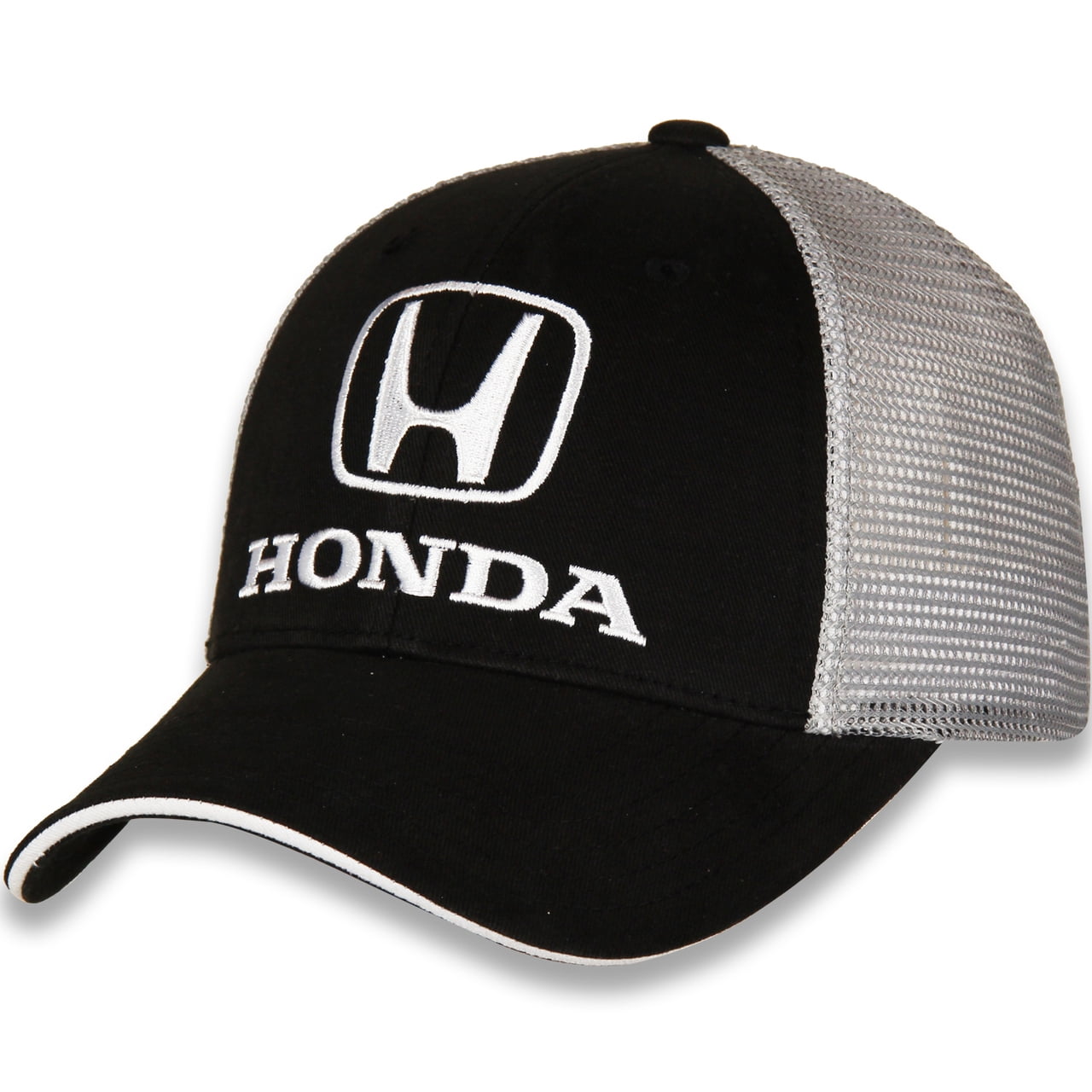 Logo Trucker Hat Cap - Black/Grey 