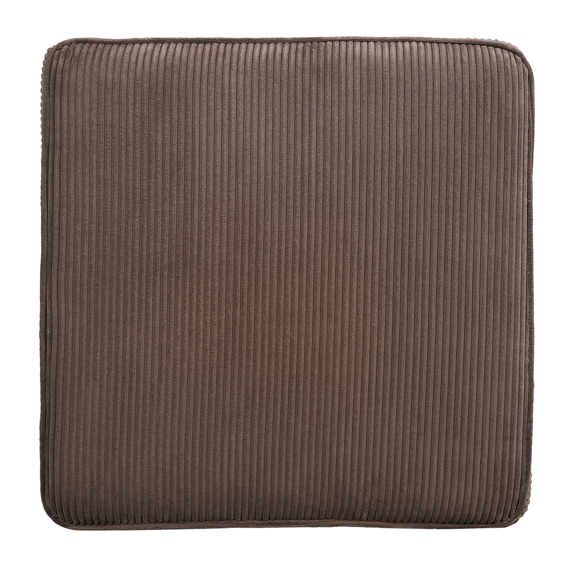 Christopher Knight Home 29.7" Corduroy Upholstered Sectional Ottoman, Wood Frame, Brown