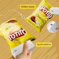 thumbnail image 3 of Portable Sealing Machine, 1300mAh, USB Charging, Quick Sealing, Used for Resealing Snacks and Plastic Bags to Keep Food Fresh, Very Suitable for Kitchen, Food Storage Mini Sealing Machine,, 3 of 14