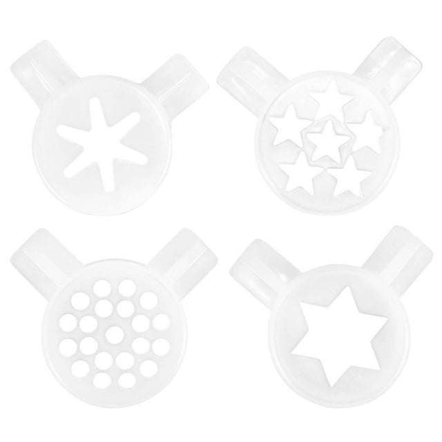 4 Pcs Embouts de Machine à Crème Glacée, Accessoires de Modélisation, Pièces de Rechange pour Machine à Crème Glacée