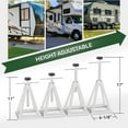 thumbnail image 3 of RV Stack Jacks 4 Pack with Storage Bag, Aluminum Stabilizer Jacks for RV Trailer Camper, Single Support Up to 6000 Lbs, Adjustable from 11" to 17", 3 of 5