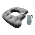 thumbnail image 2 of Almohada inflable en forma de dona, cojín de asiento, suave, transpirable para el coxis, portátil, cojín en forma de dona, cojín para hemorroides para Gris, 2 of 8