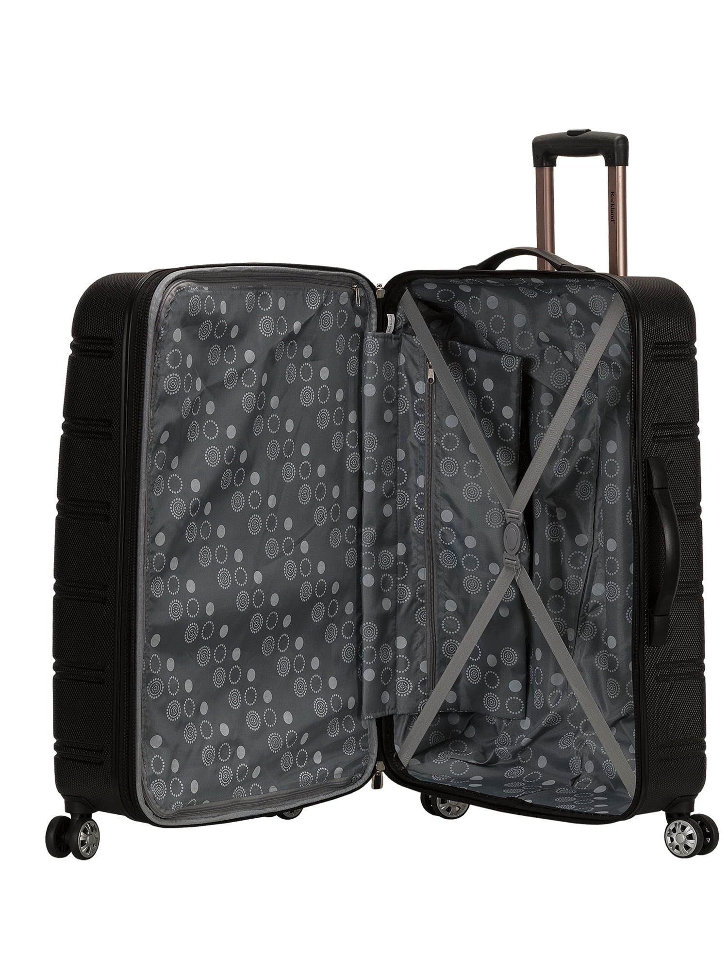 Rockland Luggage Melbourne F225 Two-Piece Expandable Hardside Spinner Luggage Set (20" and 28" Suitcase)
