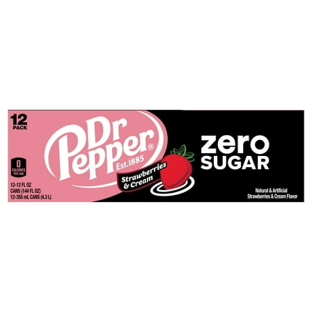 Dr Pepper Zero Strawberries N Cream