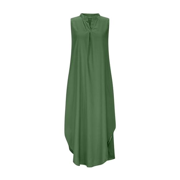 LLYWEY Vestidos para Mujer, Verde,L