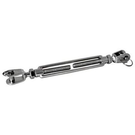 

GalePacific 471996 10 mm Stainless Steel Turnbuckle Euro Type Jaw & Jaw