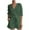 Green, variant on UYISJ Summer Vacation Outfits for Women Beach 2 Piece Set Solid Loungewear Long Sleeve Button Down Shirt and Shorts Set