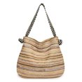 thumbnail image 1 of Bolso Hecho a Mano Cgtredaw Tejido Hombro Colo Stripe Rojo, 1 of 9