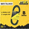 thumbnail image 2 of HERO® 5/8 inch x 90 inch Aramid Kevlar Lawn Mower Belt Replacement For Reference B87 5L900, 2 of 2