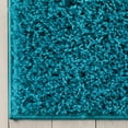 thumbnail image 2 of Well Woven Elle Basics Emerson Modern Textured Solid Teal 2'3" x 7'3" Runner Rug, 2 of 7
