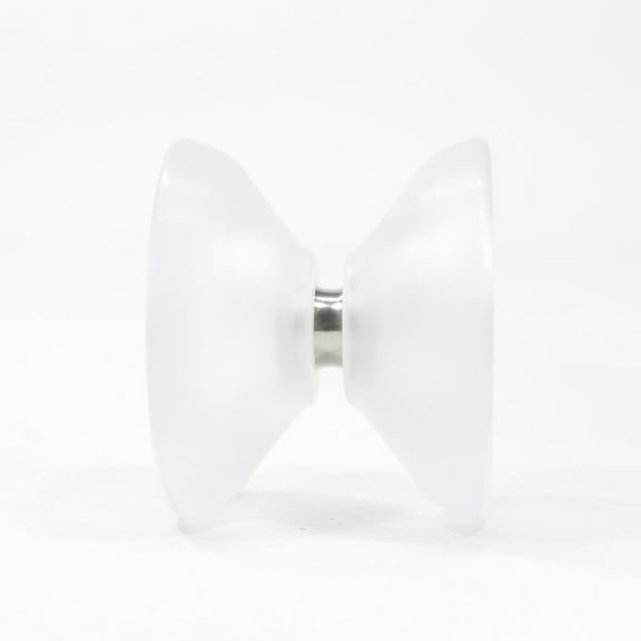 Ace Yo Pure 2 Yo-Yo - Machined Polycarbonate YoYo (Clear with Silver Hub)