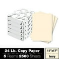 thumbnail image 2 of IP Springhill Opaque 11" x 17" 60 lbs. Colored Copy Paper Ivory 2500/Case 024049CASE, 2 of 3