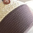 thumbnail image 3 of Cesta de almacenamiento tejida con cáscara de maíz, Material ecológico y Natural para estantes, baño, cocina, cesta de café profunda, 3 of 4