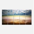 thumbnail image 2 of Exotic Beach on Cloudy Summer Day - Seashore Canvas Art Print, 2 of 3