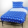 thumbnail image 2 of Kentucky Wildcats 100% cotton, 3 piece sheet set - flat sheet, fitted sheet, 1 pillow case, Twin XL, Team Colors, 2 of 3