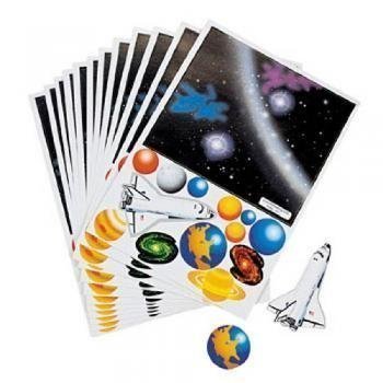 Make Your Own Solar System Sticker 1 Dz Children Kids Game By Avner Toys