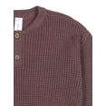 thumbnail image 3 of Modern Moments by Gerber Toddler Boy Waffle Henley Sweater Knit, 12 Months - 5T, 3 of 6