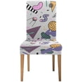 thumbnail image 1 of RYLABLUE Hobby Background Crafting Tools Pattern Stretch Chair Cover Protector Selle Slipcover pour Salle à Manger Hôtel Wedding Party Set de 1, 1 of 5