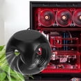 thumbnail image 3 of Refrigeración por agua de computadora de montaje de bola Adaptador en forma de bola de 4 vías Conexión de bola dividida en 2 180 grados para refrigeración por agua de PC Hugtrwg Para estrenar, 3 of 6