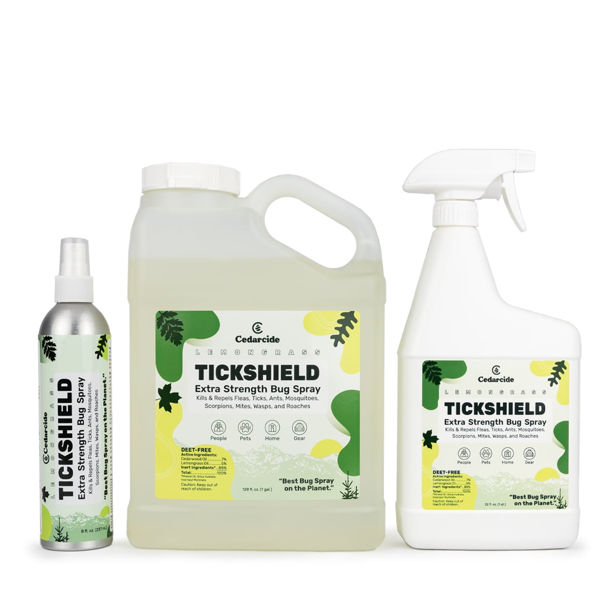Cedarcide Tickshield with Lemongrass Extra-Strength Bug Spray