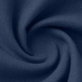 thumbnail image 6 of Womens Pants Drawstring Solid Color Pocket Casual Loose Linen Trousers Navy L, 6 of 8