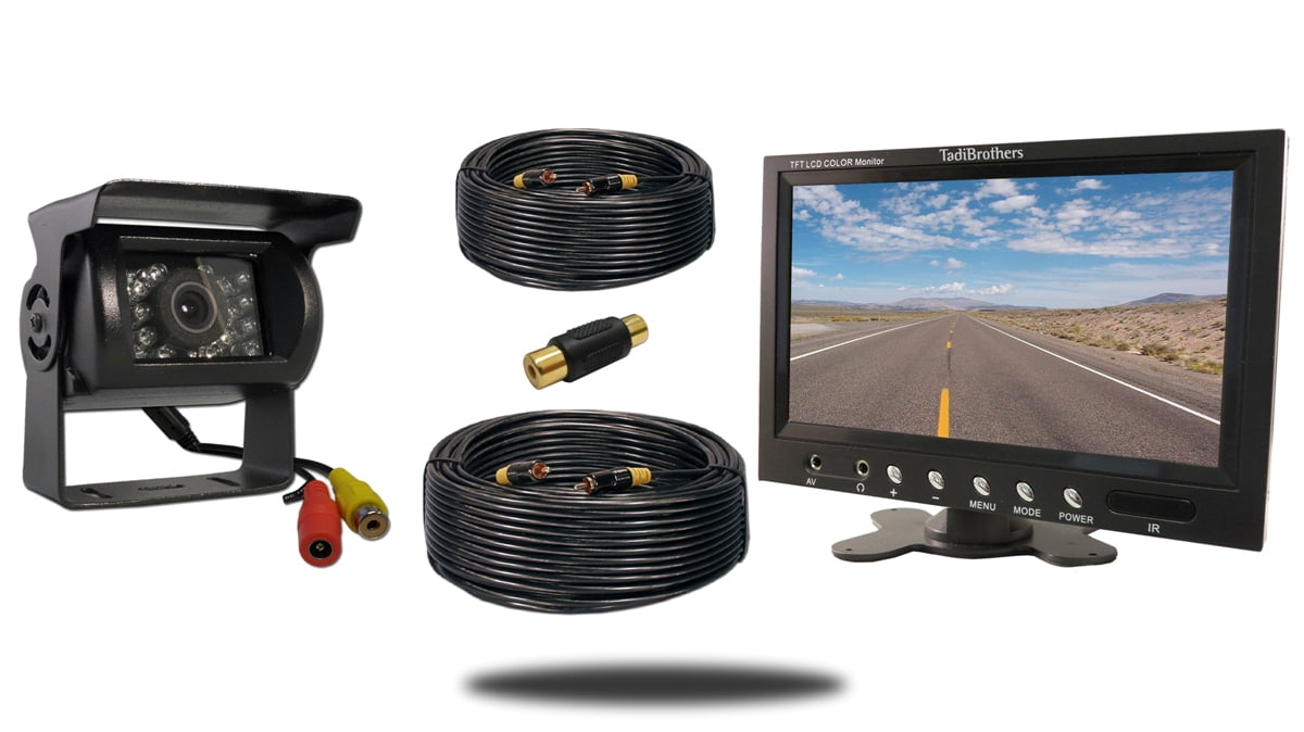Tadibrothers 5th Wheel Backup Camera System with a 7 Inch Monitor and a