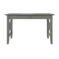 thumbnail image 6 of X Design Desk with Drawer & Charging Station in Grey, 6 of 7