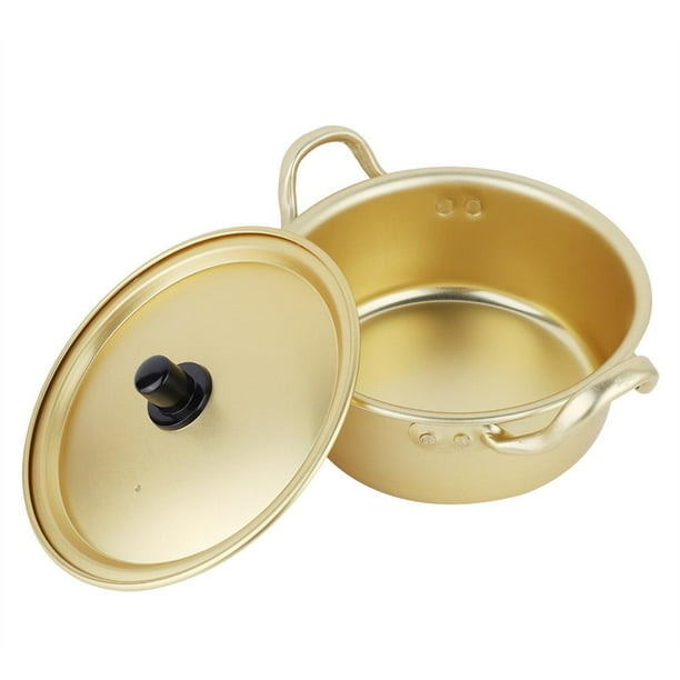 Tebru Noodle Pot, Korean Ramen Noodle Pot Korean Yellow Aluminum