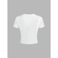 thumbnail image 2 of Printed Cotton Crop T-Shirt, 2 of 7