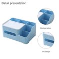 thumbnail image 3 of Dinheiro - Soporte rectangular para caja de pañuelos con almacenamiento, caja de papel de seda para casa, 3 of 5