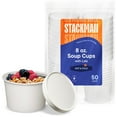 thumbnail image 1 of [Contenedor de comida] Contenedor de comida Stack Man con aislamiento de 240 ml, 50 juegos, 1 of 1