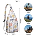 thumbnail image 4 of Vintage Rose Shoulder Backpack - Romantic Peony Bloom Print Crossbody Bag, Fashionable Lightweight for Daily Commute, 4 of 4