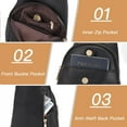 thumbnail image 3 of Sling Bag for Women Vegan Leather Fanny Pack Crossbody Bags Chest Bag for Women, 3 of 7