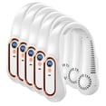 thumbnail image 1 of Ventiladores Mini de Cuello AirBreezeWhite 5Pzas Blanco 5W 5 Velocidades Plástico ABS Ventilador de Cuello., 1 of 1