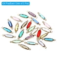 thumbnail image 3 of Uxcell Birthstone Connector Link, 24Pcs Diamond Clear charm Link, Round Glass Crystal Bead Link,, 3 of 5