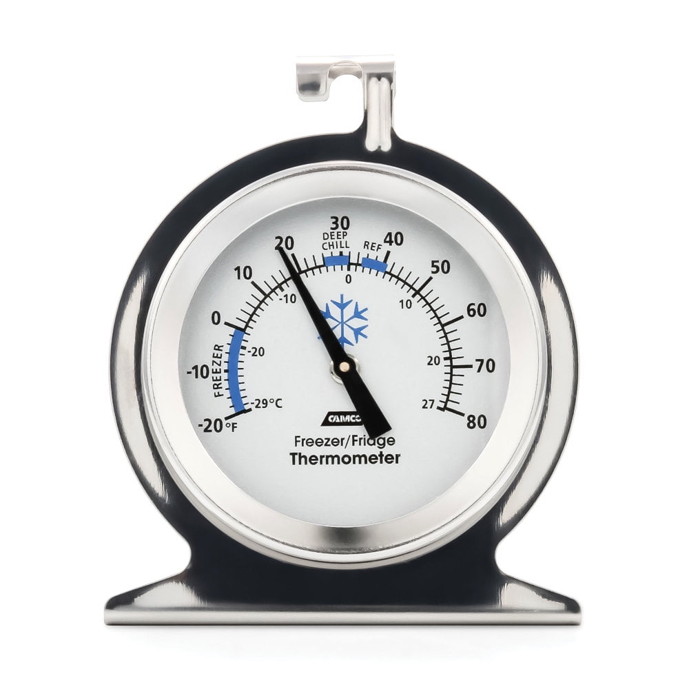 Camco 42114 Thermometer Refrigerator / Freezer / Dry Storage